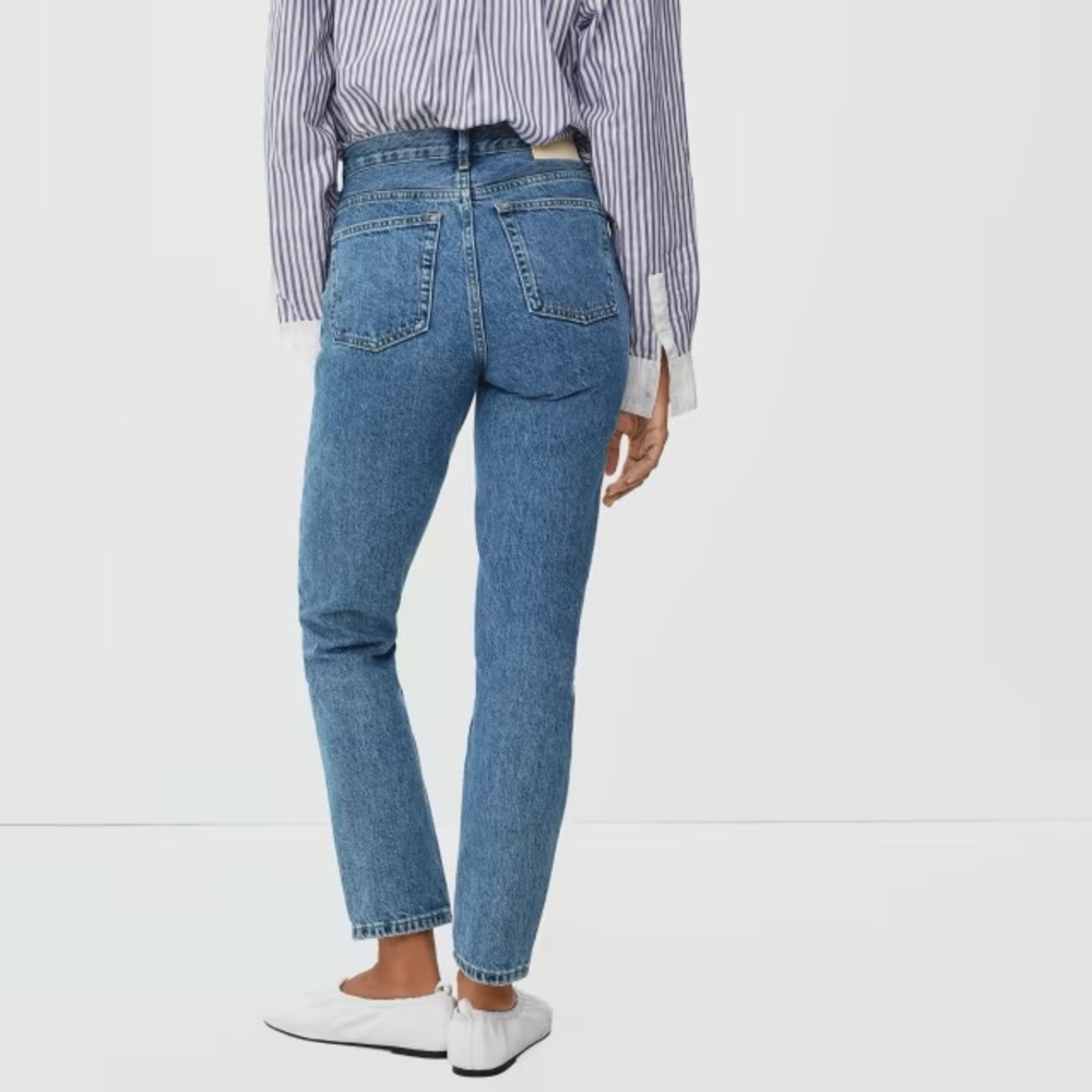 Everlane the 90s Cheeky jean medium blue wash size 26 crop